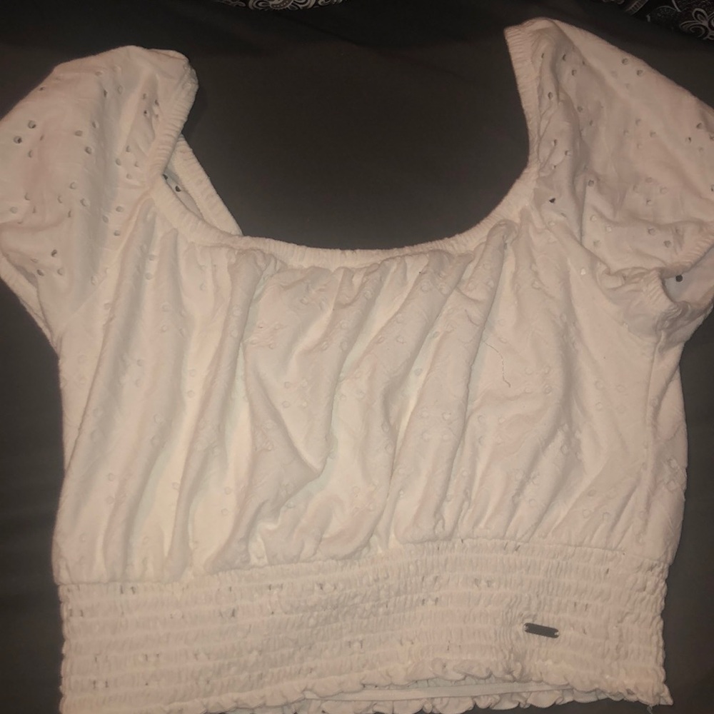 White Hollister shirt
